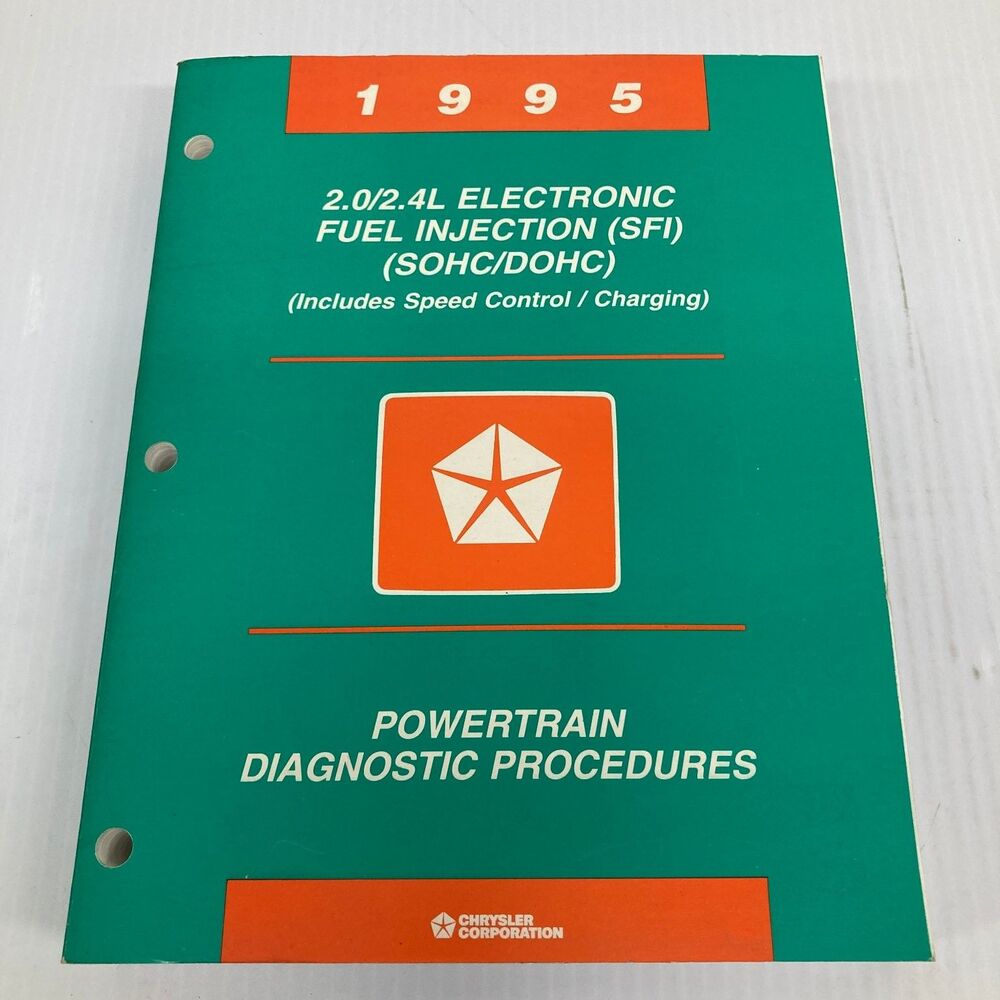 Chrysler 2.0/2.4L SFI Powertrain Diagnostic Procedures 1995 Manual